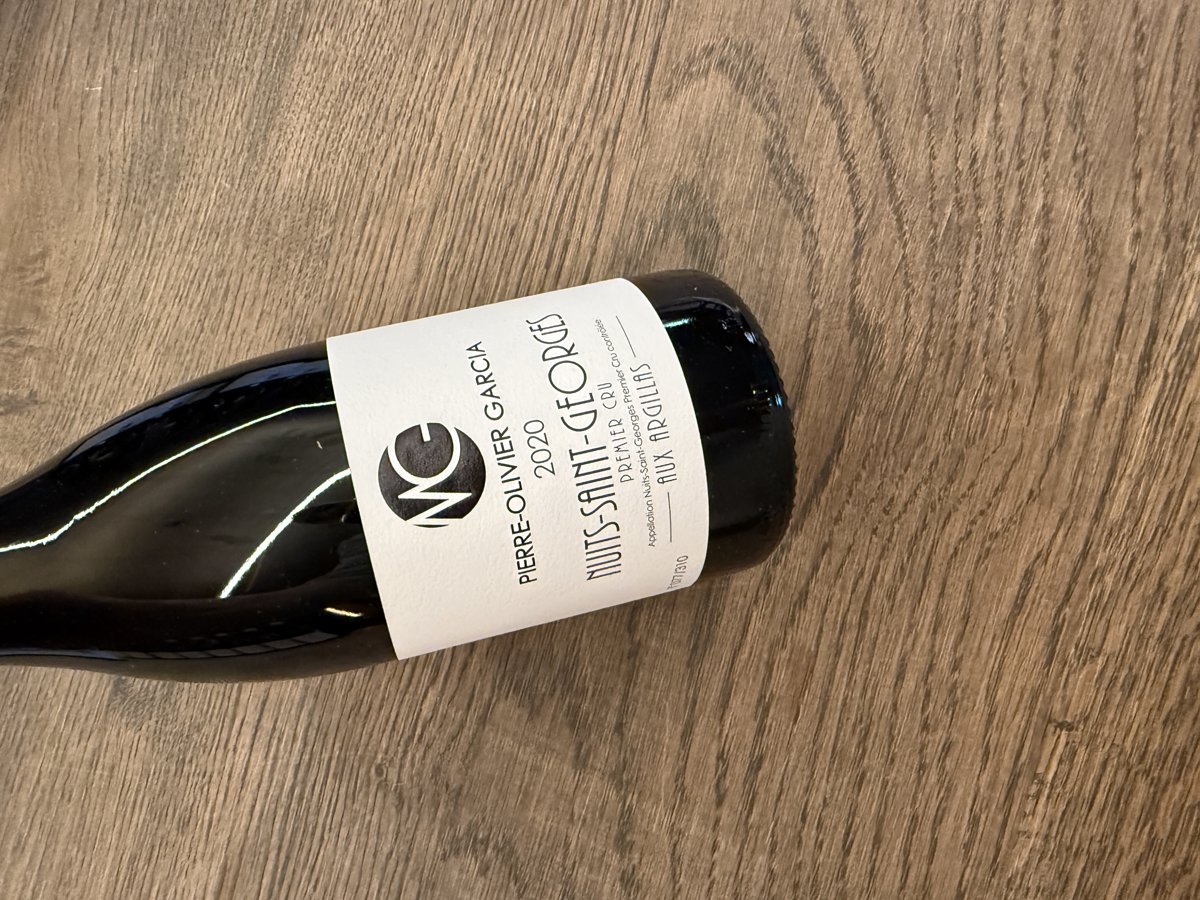 MORON GARCIA NUITS SAINT GEORGES 1ER CRU AUX ARGILLAS 2020